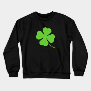 Lucky Four Leaf Clover Shamrock Crewneck Sweatshirt